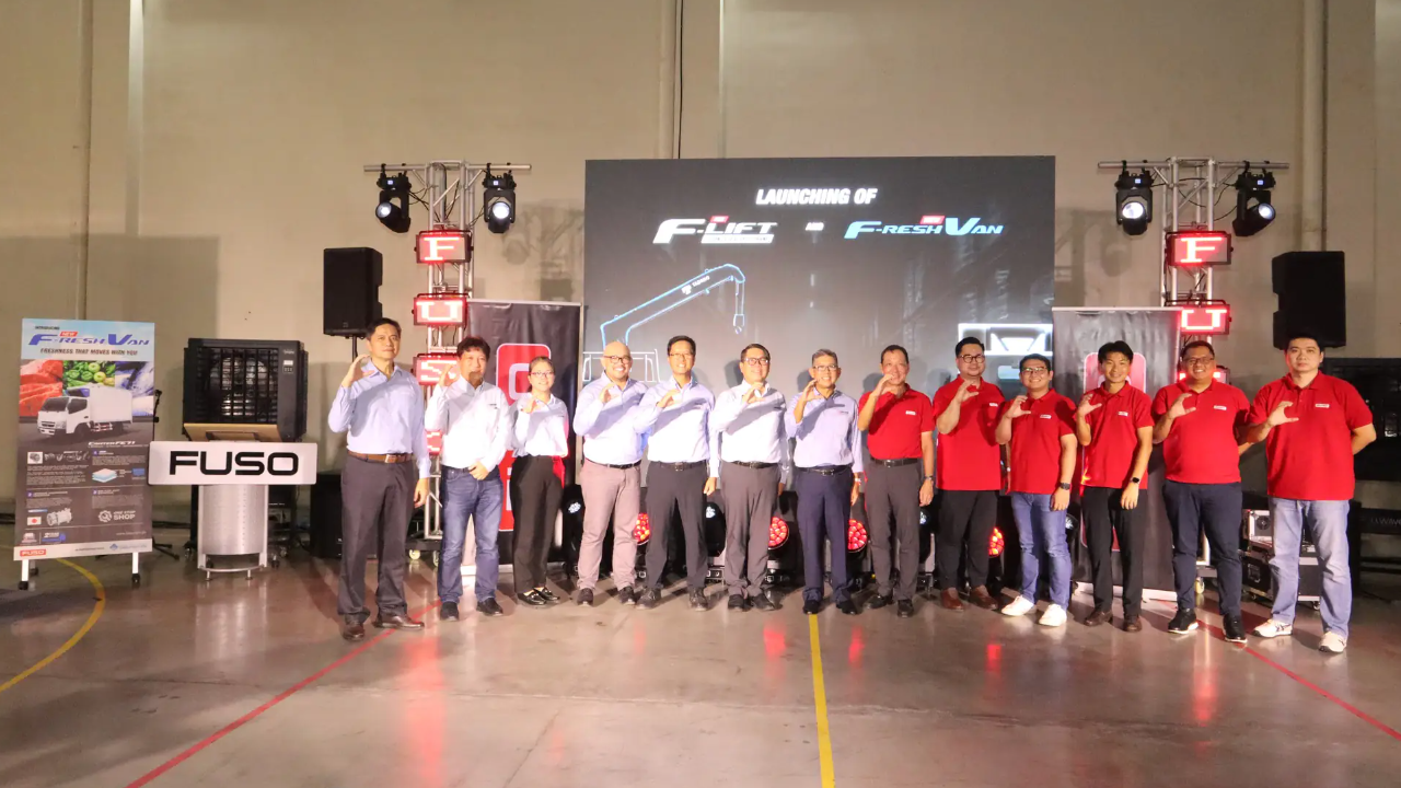 FUSO’s New F‑resh Van & F‑Lift Power Filipino Logistics
