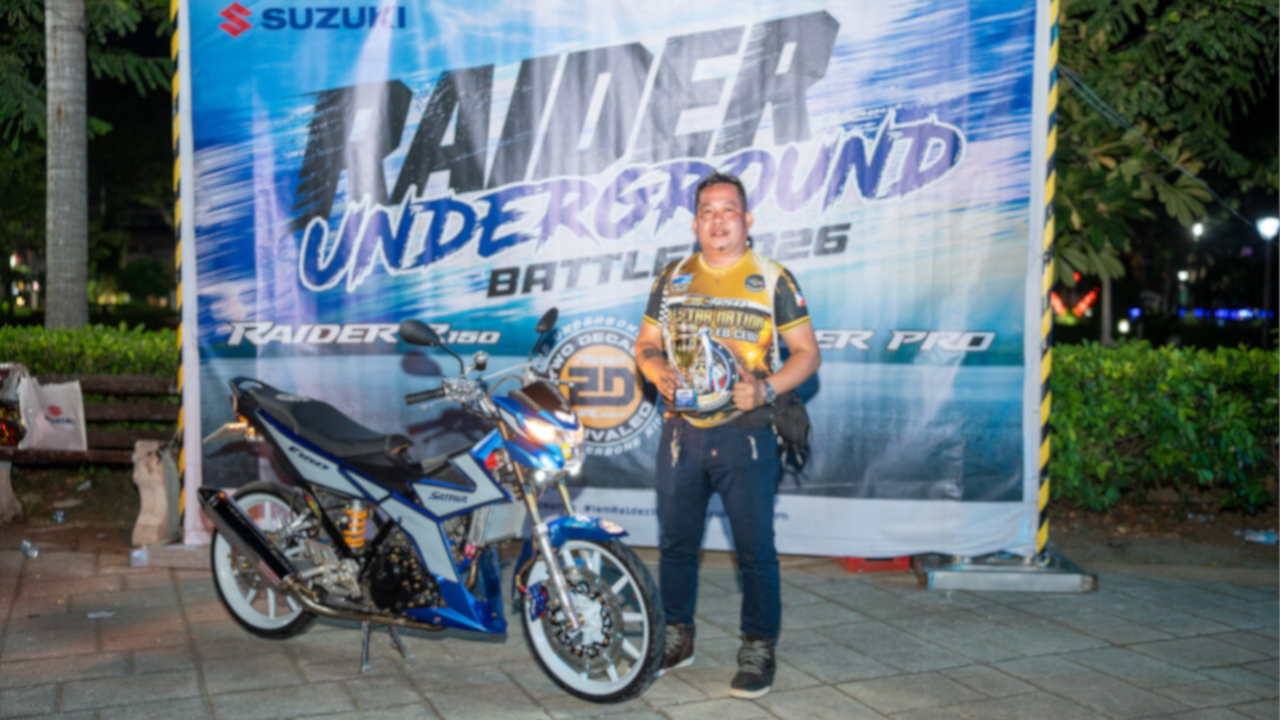 Suzuki Raider Underground Battle 2026 event at Plaza Independencia Cebu