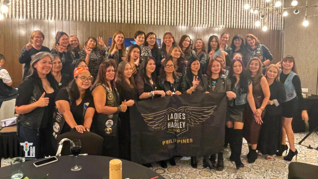 Founding members and officers gathered at the official launch of the Ladies of Harley Philippines chapter