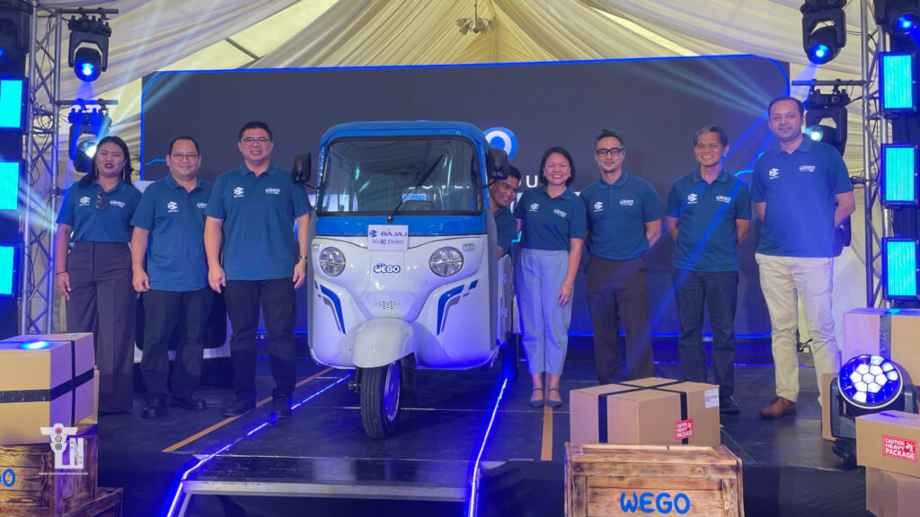 TriMotors and Bajaj Auto executives presenting the new Bajaj WeGo P5009 in Lipa Batangas