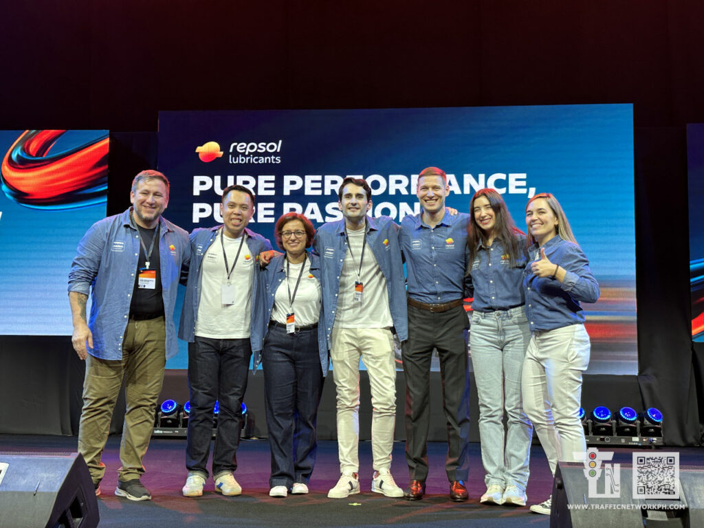 Repsol Lubricants team highlighting the Spain-Philippines partnership at the product launch event