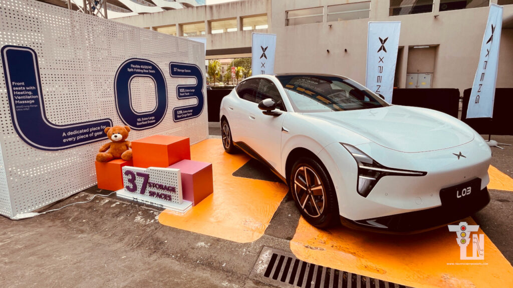 Xpeng L03 coupe SUV displayed during the official Philippine launch