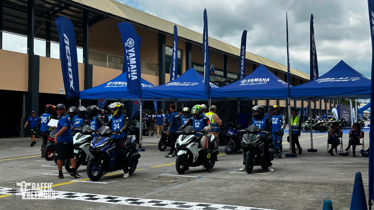 Yamaha Aerox Gets Exclusive Track Debut - Traffic Network Ph