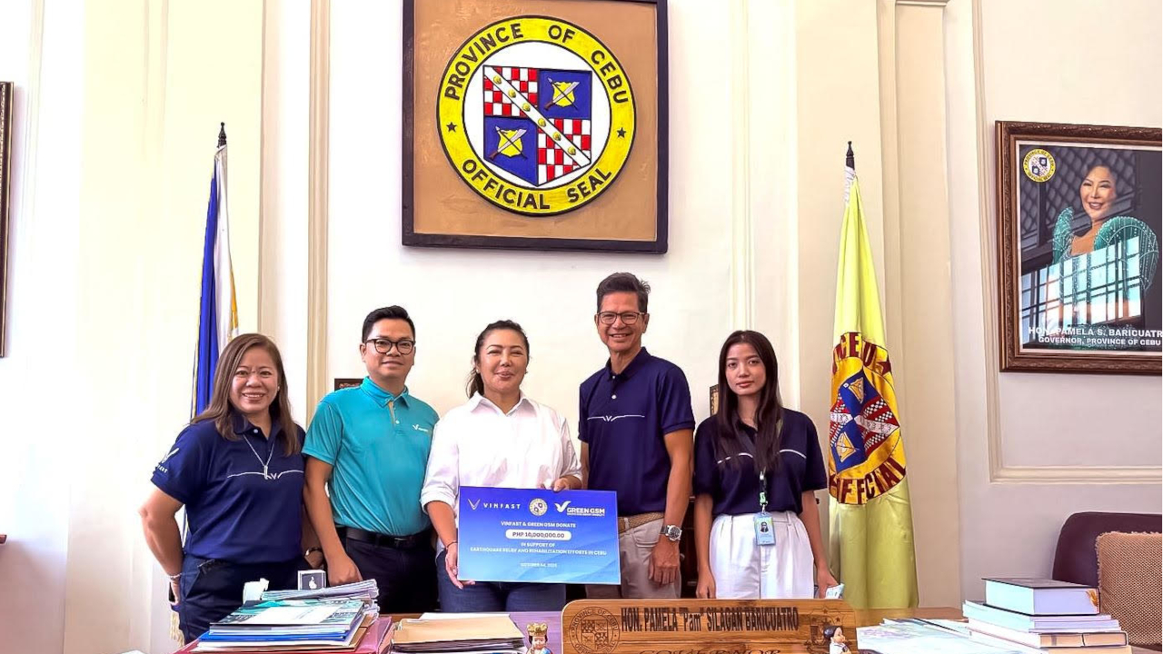 VinFast, Green GSM Aid Cebu Quake Victims