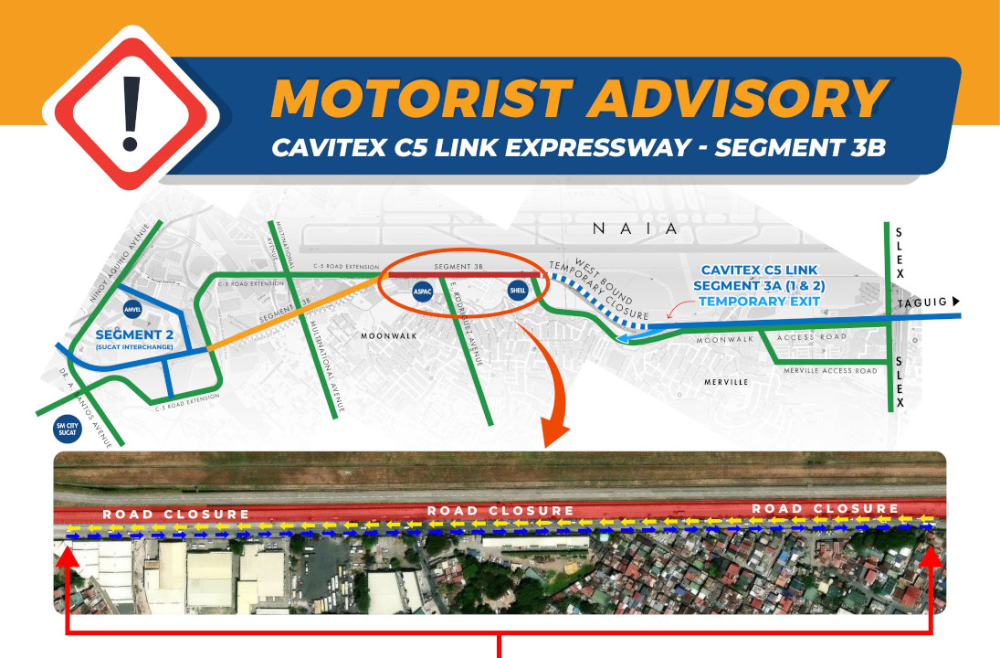 CAVITEX C5 Link Update: New Traffic Scheme Starts Nov 10