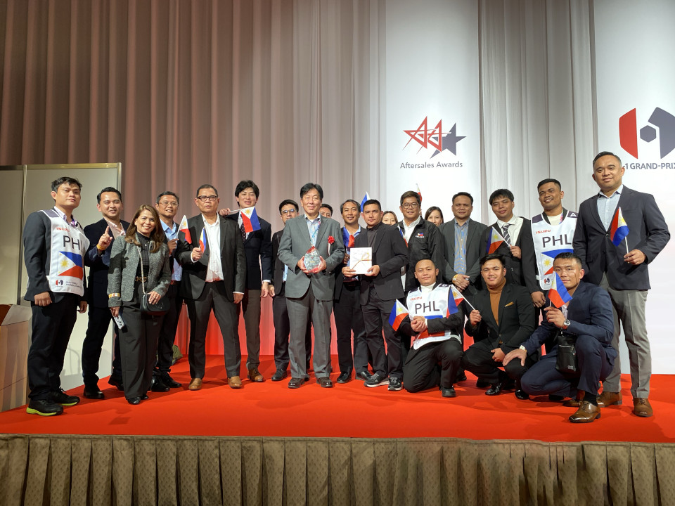 Isuzu Philippines Wins Triple Star Award for Aftersales Excellence