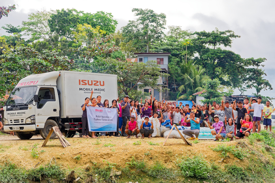 Isuzu Stands With Cebu: Vital Aid for Typhoon Survivors!