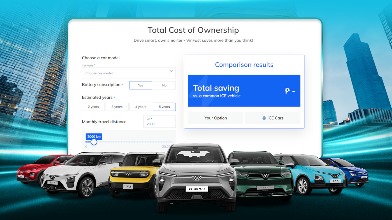 Crush the Costs of Commuting with VinFasts TCO Tool