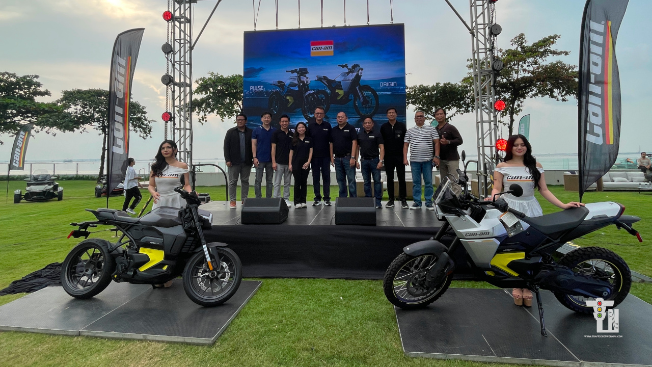 Can-Am electric motorcycle Philippines launch event hosted by BRP and Scanmarine in Manila