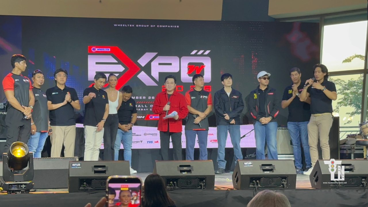 Crowd gathered in front of the main stage at the Wheeltek Expo 2026 inside the SM Mall of Asia.